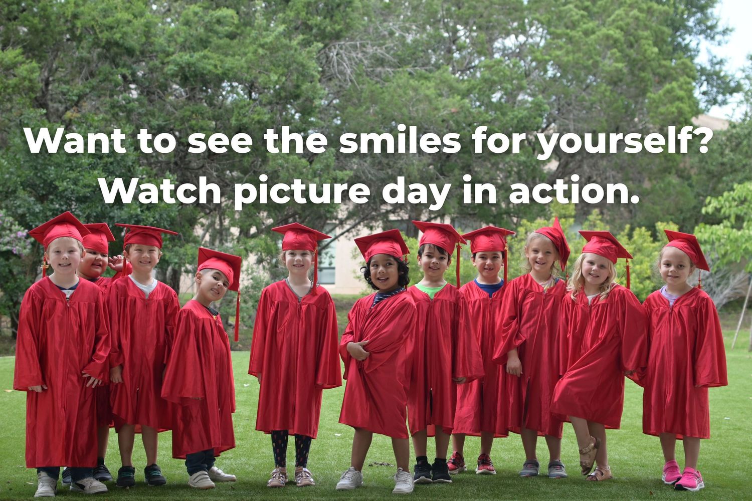 Child smiling during photo session